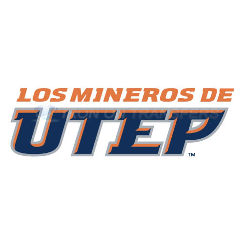 UTEP Miners Logo T-shirts Iron On Transfers N6772